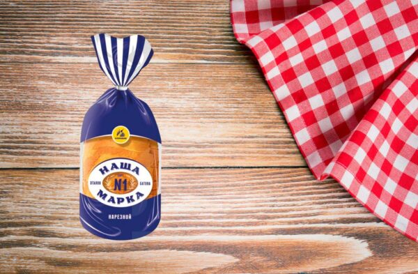 Каравай Батон "КАРАВАЙ Наша Марка" 1с в нарезке 350 гр.