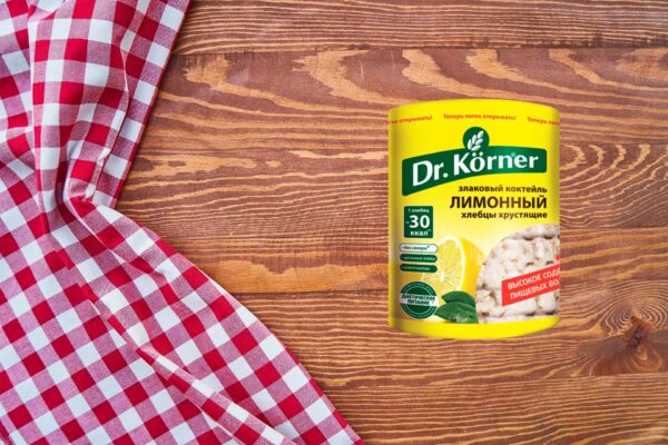 Хлебцы Dr. Korner Злаковый коктейль лимонный 100 гр.