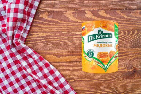 Хлебцы Dr. Korner Злаковый коктейль медовый 100 гр.