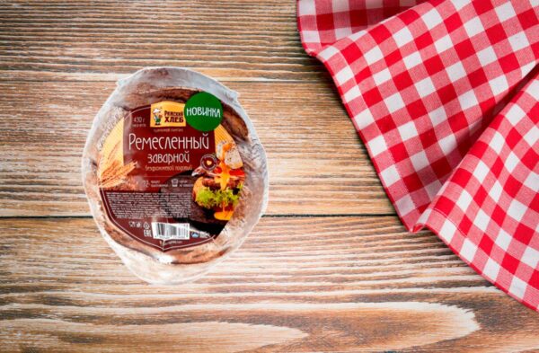 Рижский Хлеб из пшеничной муки "Ремесленный заварной" 430 гр.