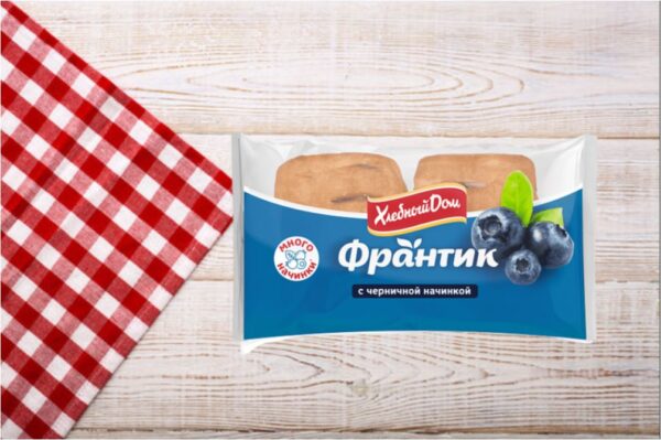 «Хлебный Дом» Франтик с черникой 2 х 50 гр.