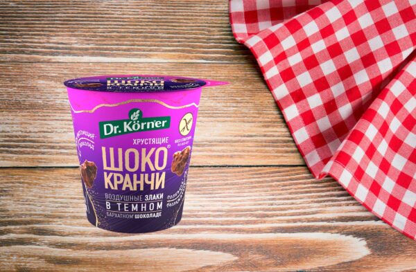 Хлебцы гречневые "Dr. Korner" Шококранчи в темном шоколаде 40 гр.