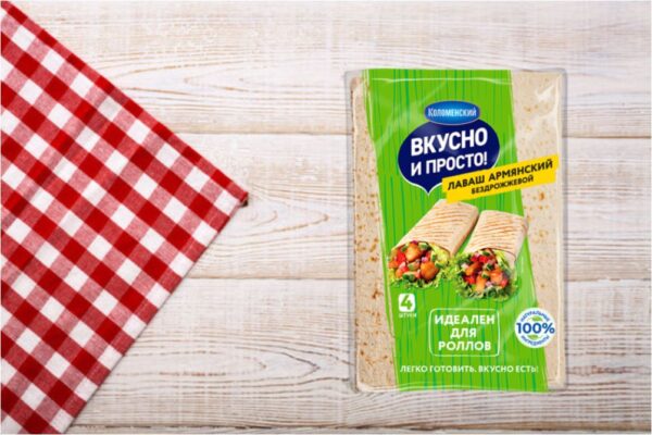 БКК Лаваш "Армянский" тонкий (4 шт.) 360 гр. (Вкусно и Просто)